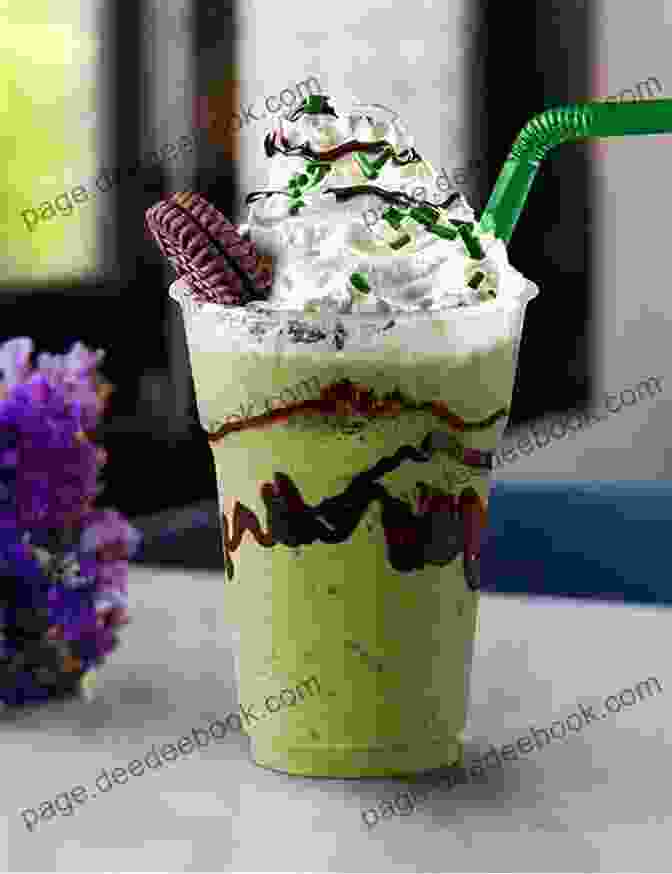 A Green Milkshake Topped With Edible Flowers And Herbs Milkshakes With Maria Mitchell (Time Hop Sweets Shop)