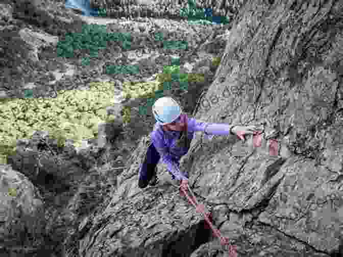 Anya Climbing A Steep Rock Face, Symbolizing Her Determination To Transcend Limits Game On: Out Of Bounds Novel (An Out Of Bounds 1)