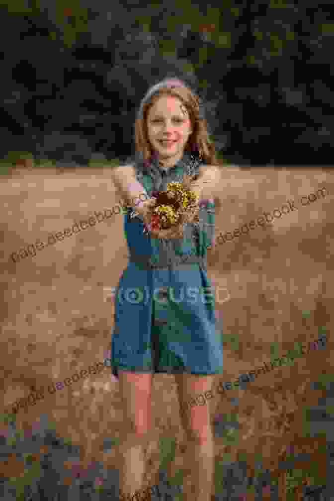 Leah Standing In A Field Of Wildflowers, Smiling With Renewed Joy And Confidence. REDEEMING LEAH Rita Willis